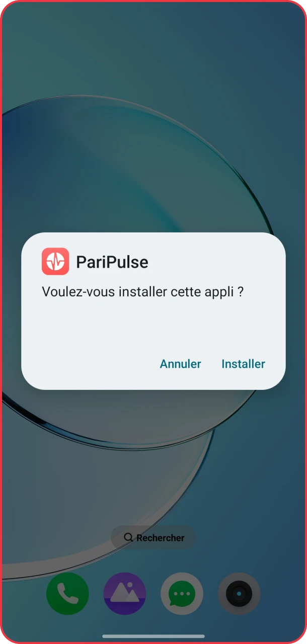 Installez l'application et profitez du casino et des sports PariPulse.