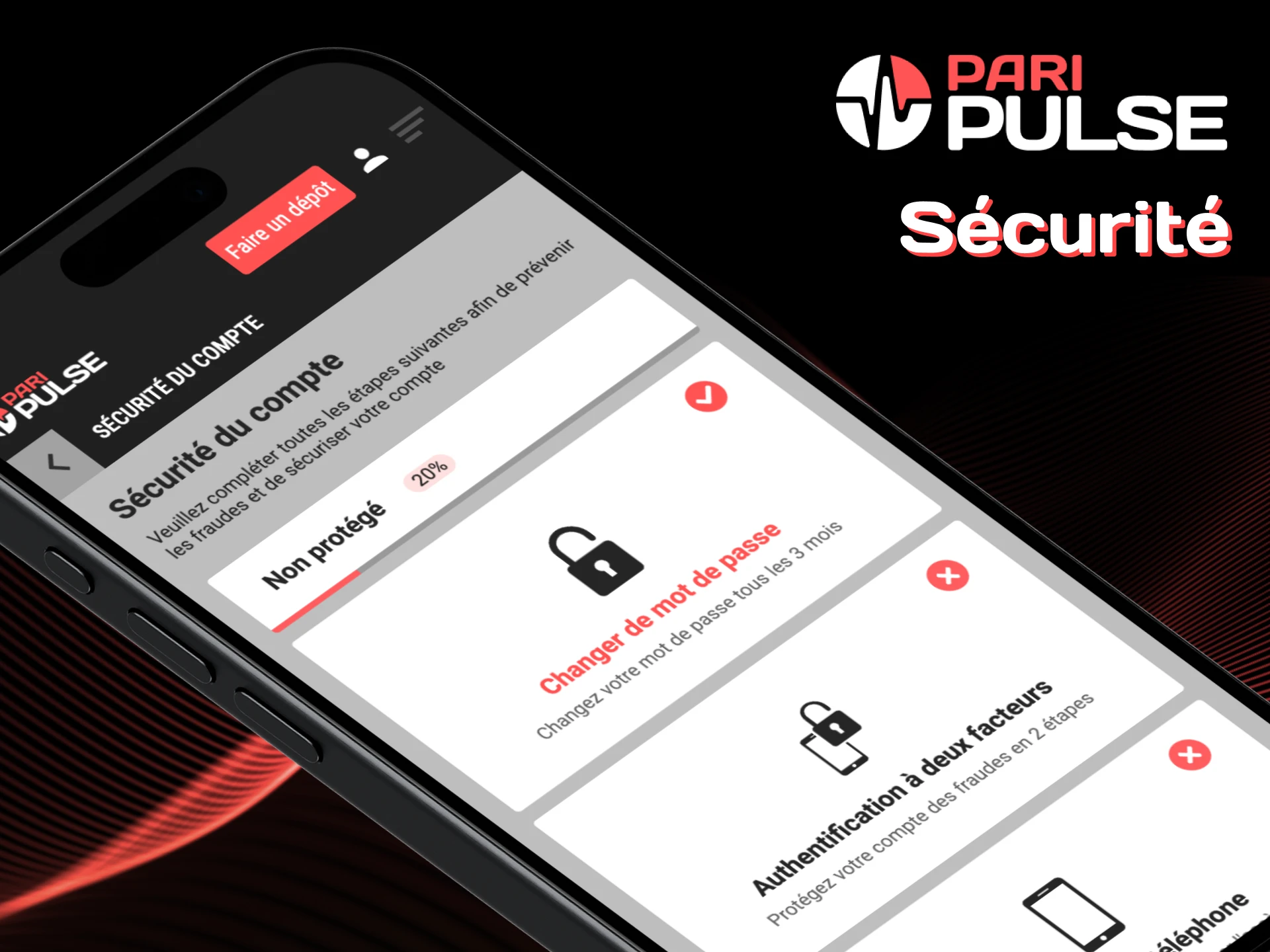 PariPulse garantit des paris sportifs et de casino sûrs et sécurisés.