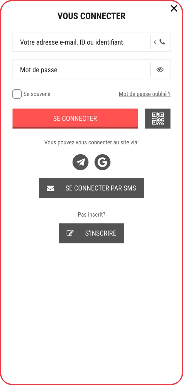Connectez-vous pour déposer et profiter des récompenses sur PariPulse.