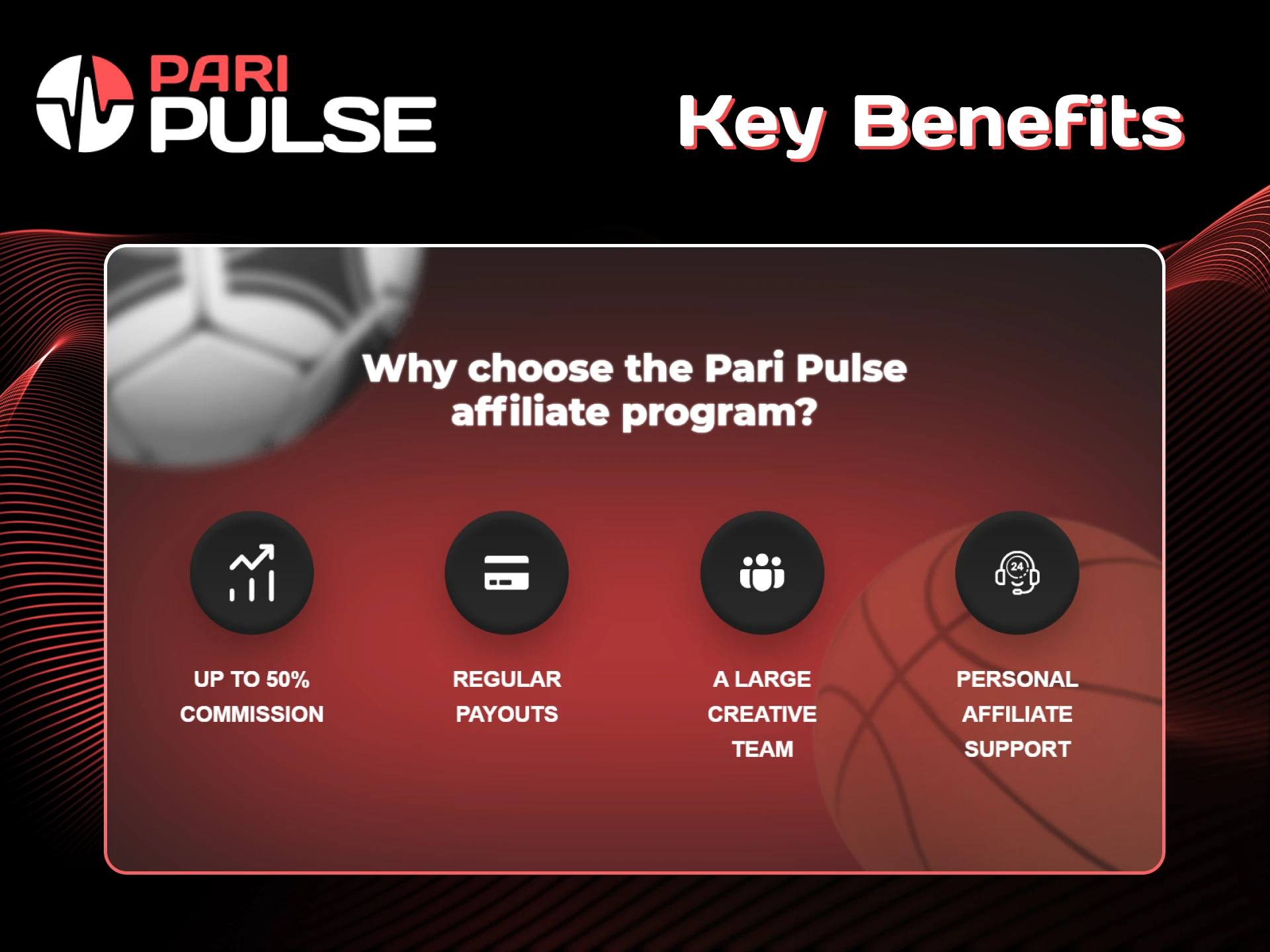 Enjoy those cool bonuses after joining PariPulse affiliate program.