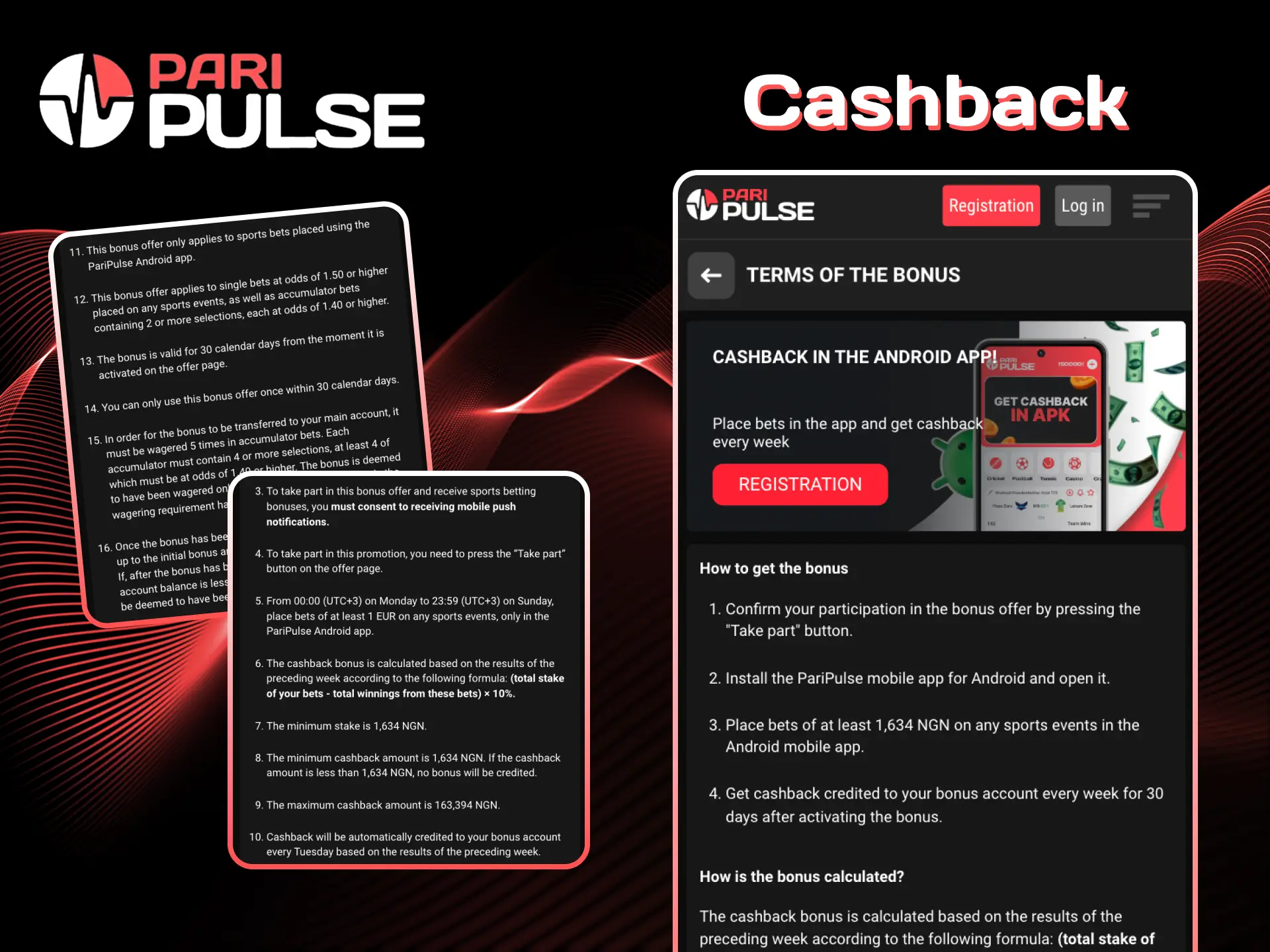 Receive cashback and enjoy nonstop wins on PariPulse.