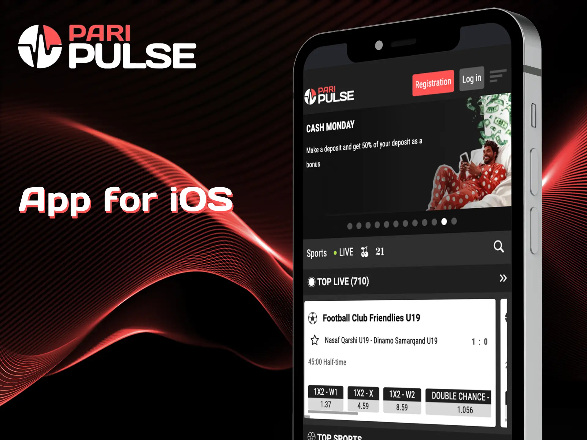 Enjoy seamless gaming on iOS devices with PariPulse.