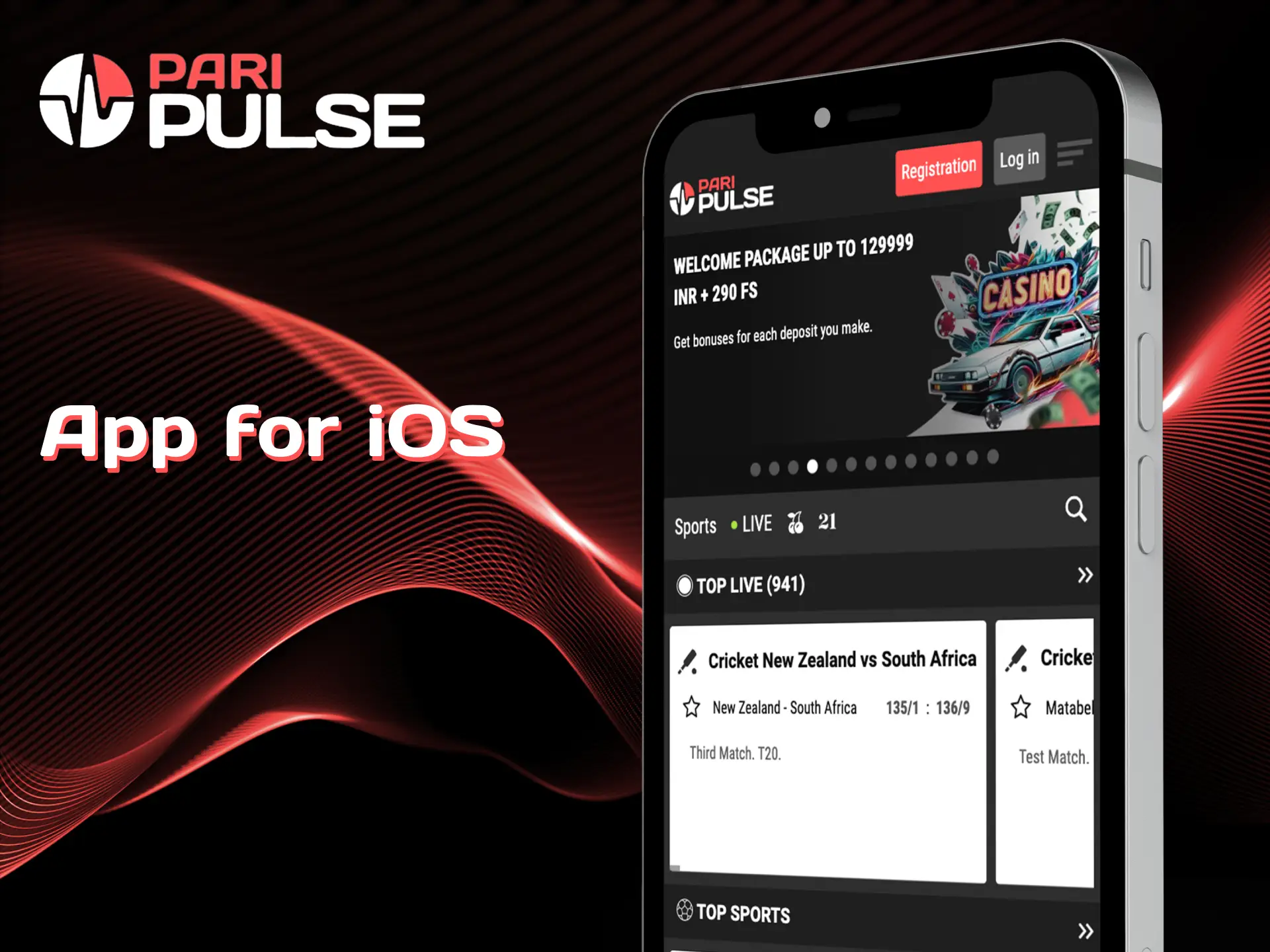 Enjoy seamless gaming on iOS devices with PariPulse.