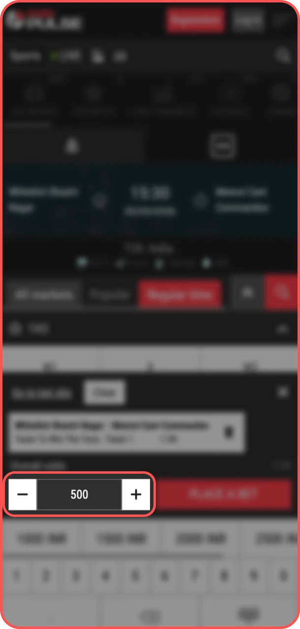 Learn how to place bet amounts easily PariPulse.