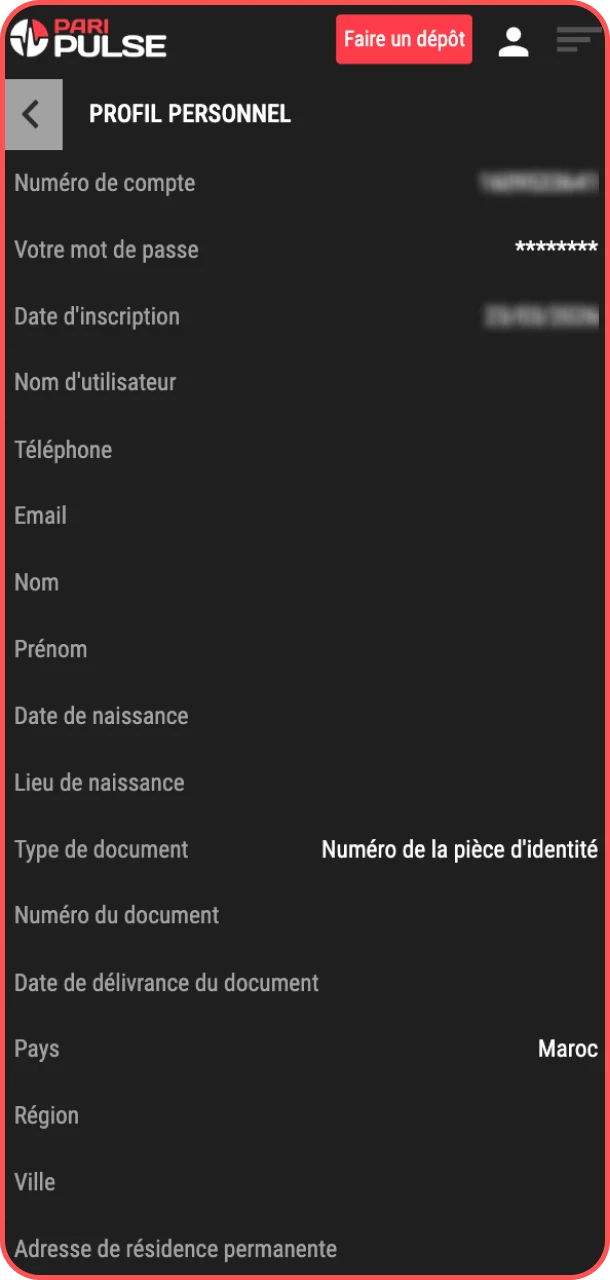 Vérifiez votre compte pour jouer en toute sécurité sur PariPulse.