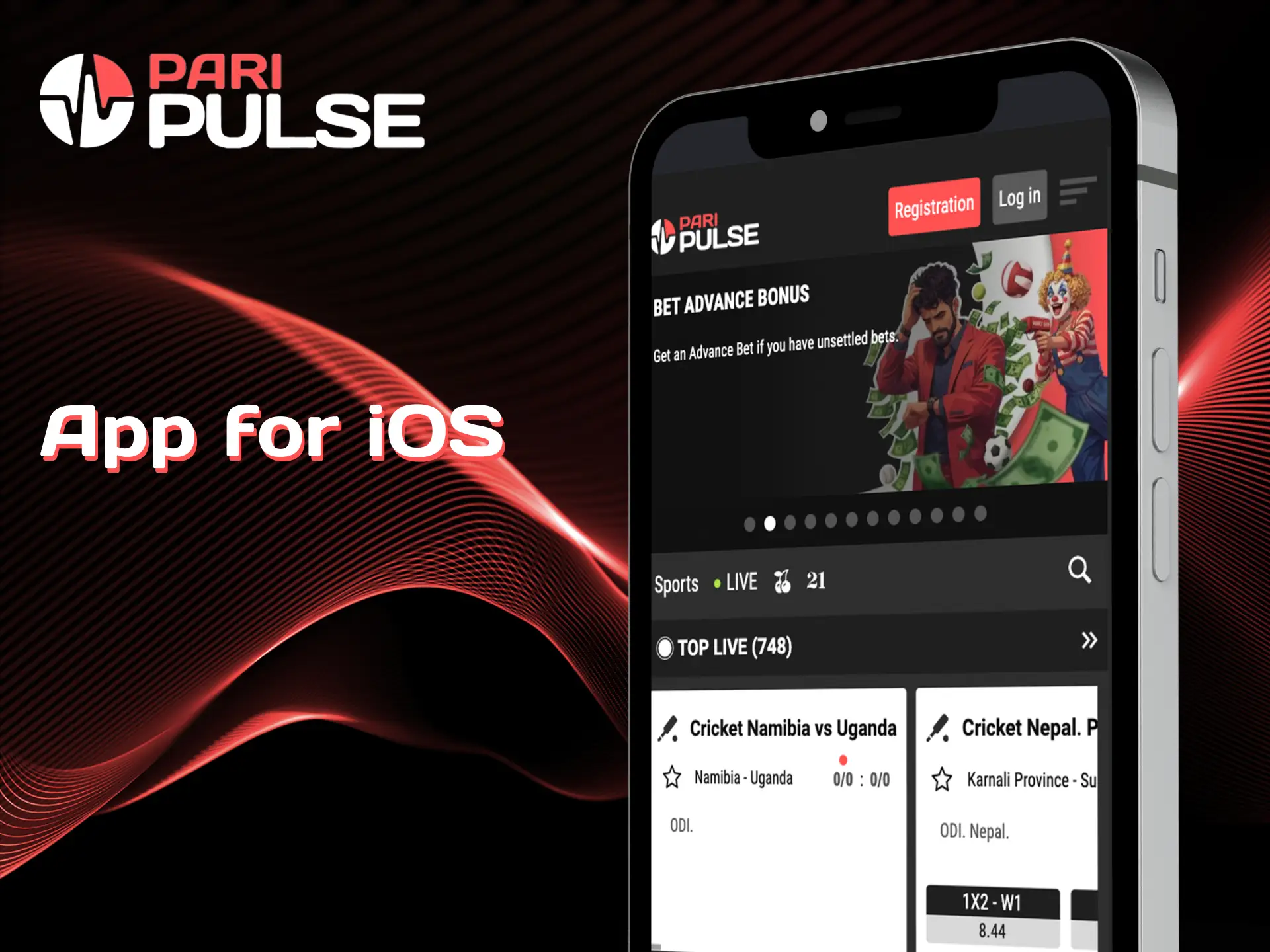 Enjoy seamless gaming on iOS devices with PariPulse.
