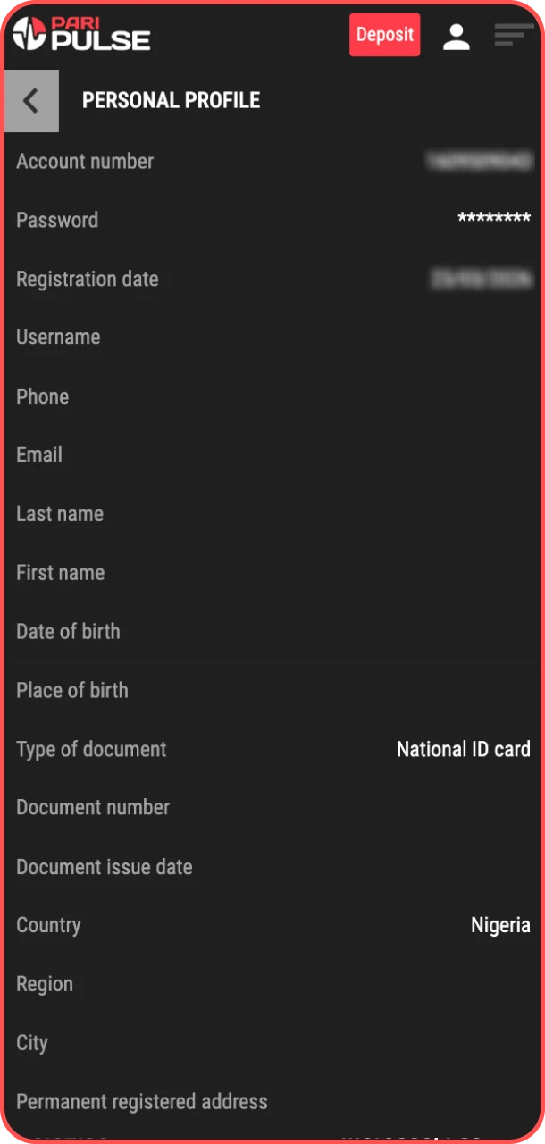 Verify your account for secure play on PariPulse.