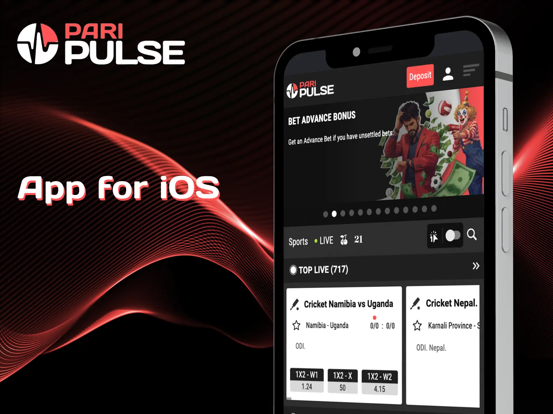 Enjoy seamless gaming on iOS devices with PariPulse.