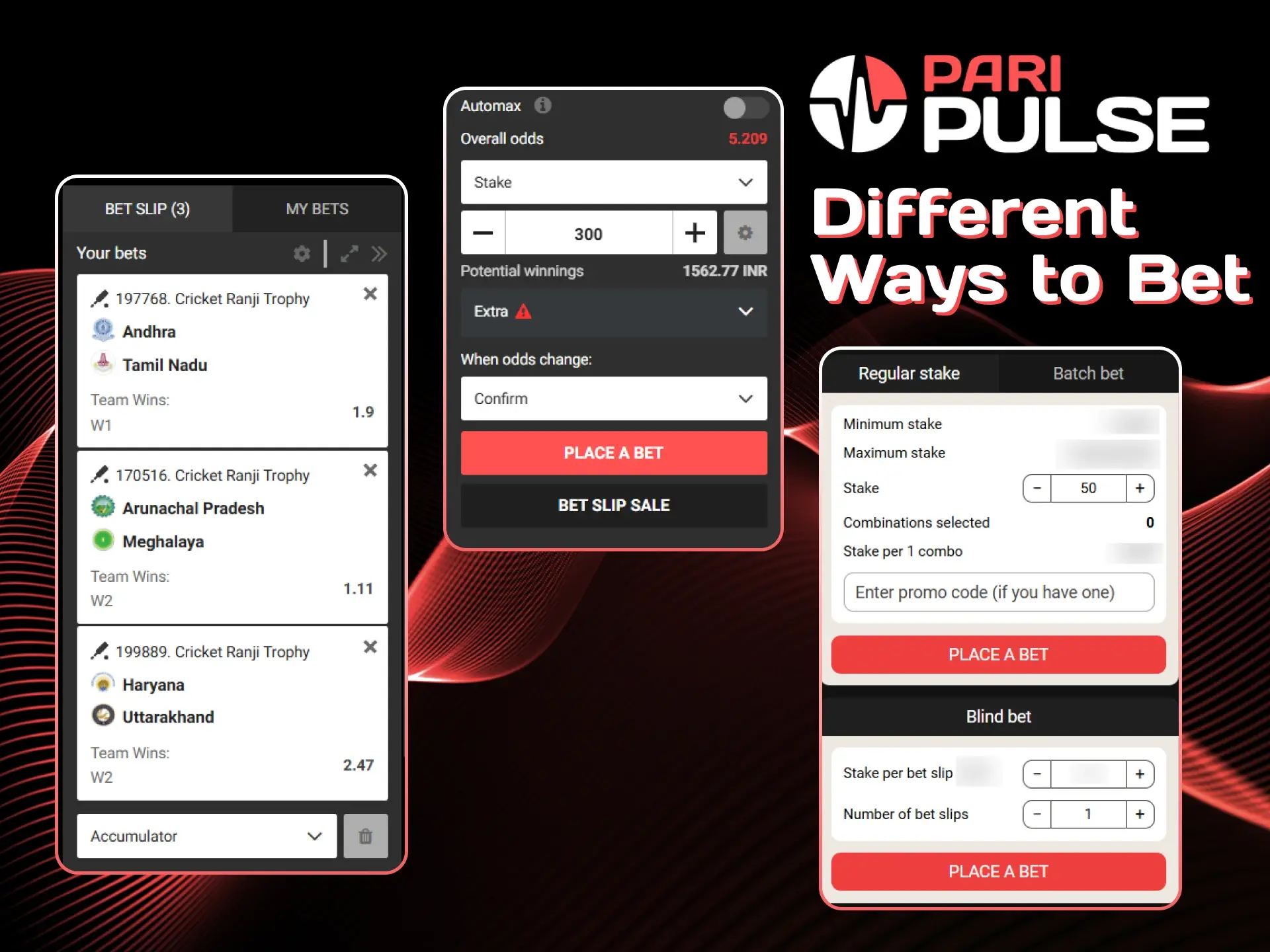 Bet the way you like at PariPulse.