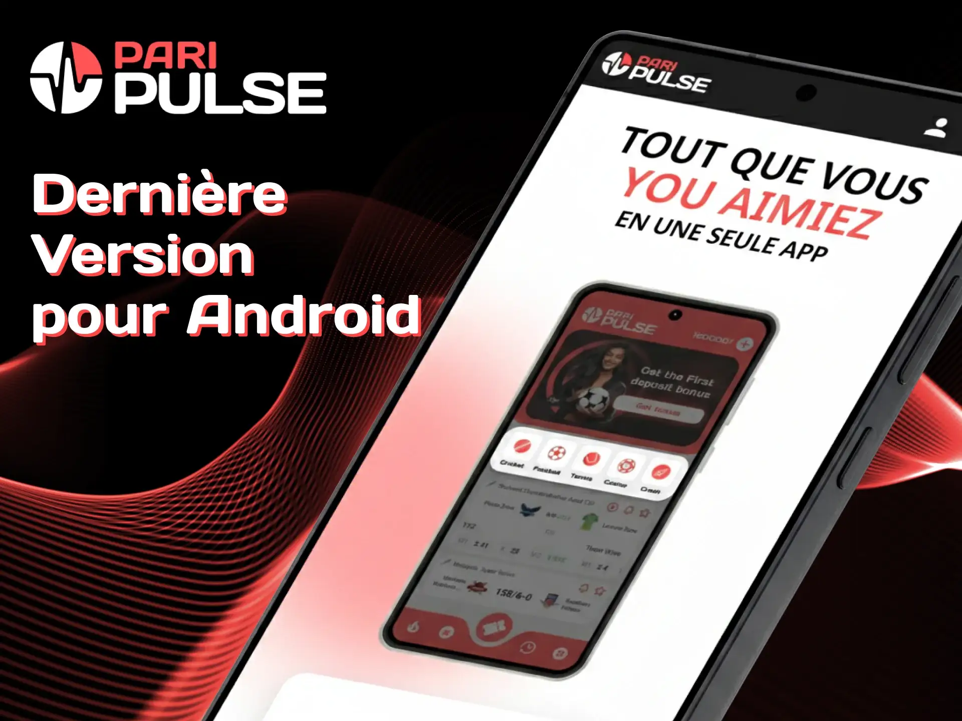 Mise à jour vers la dernière version Android pour les jeux PariPulse.