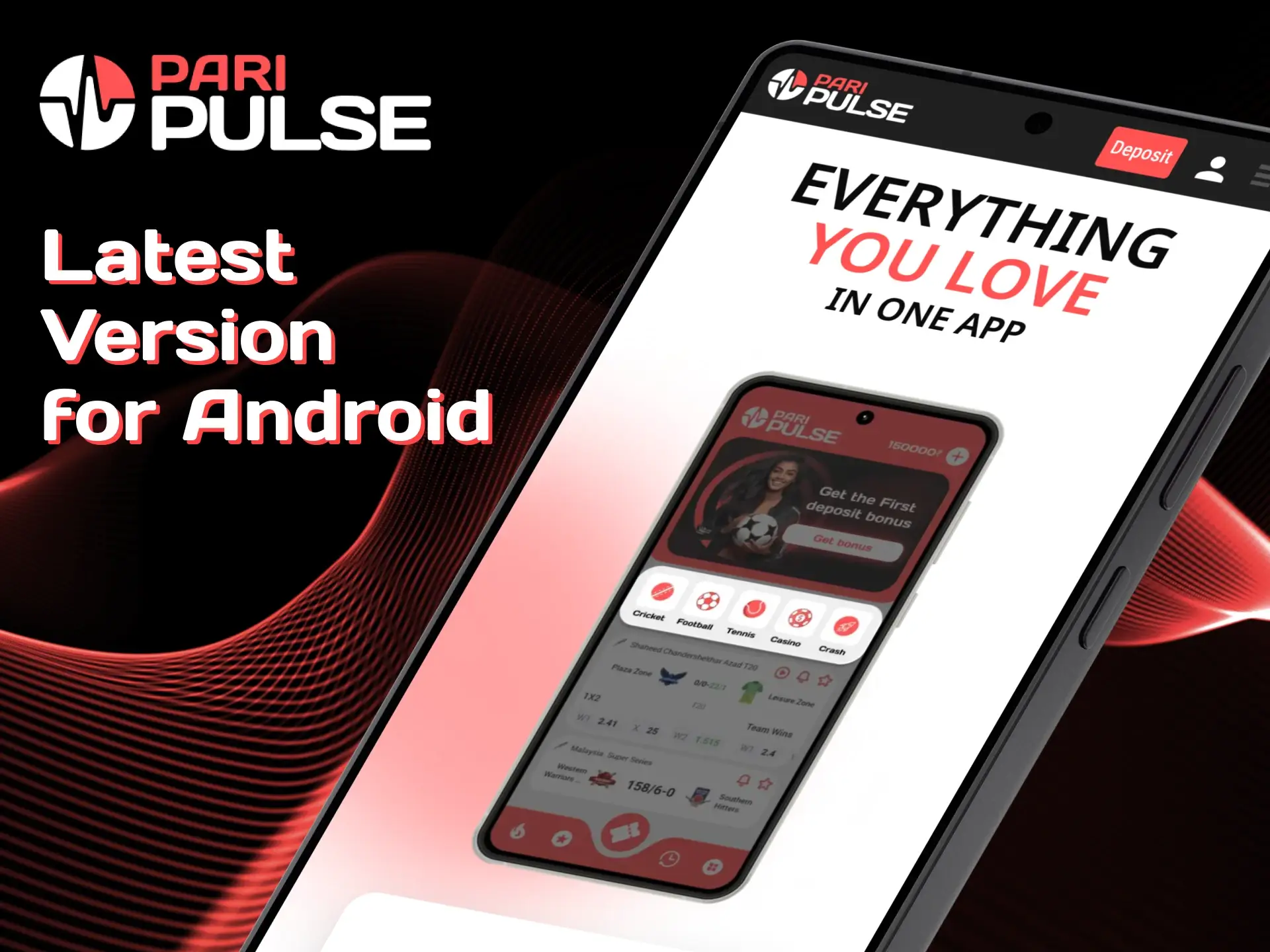 Update to the latest Android version for PariPulse gaming.