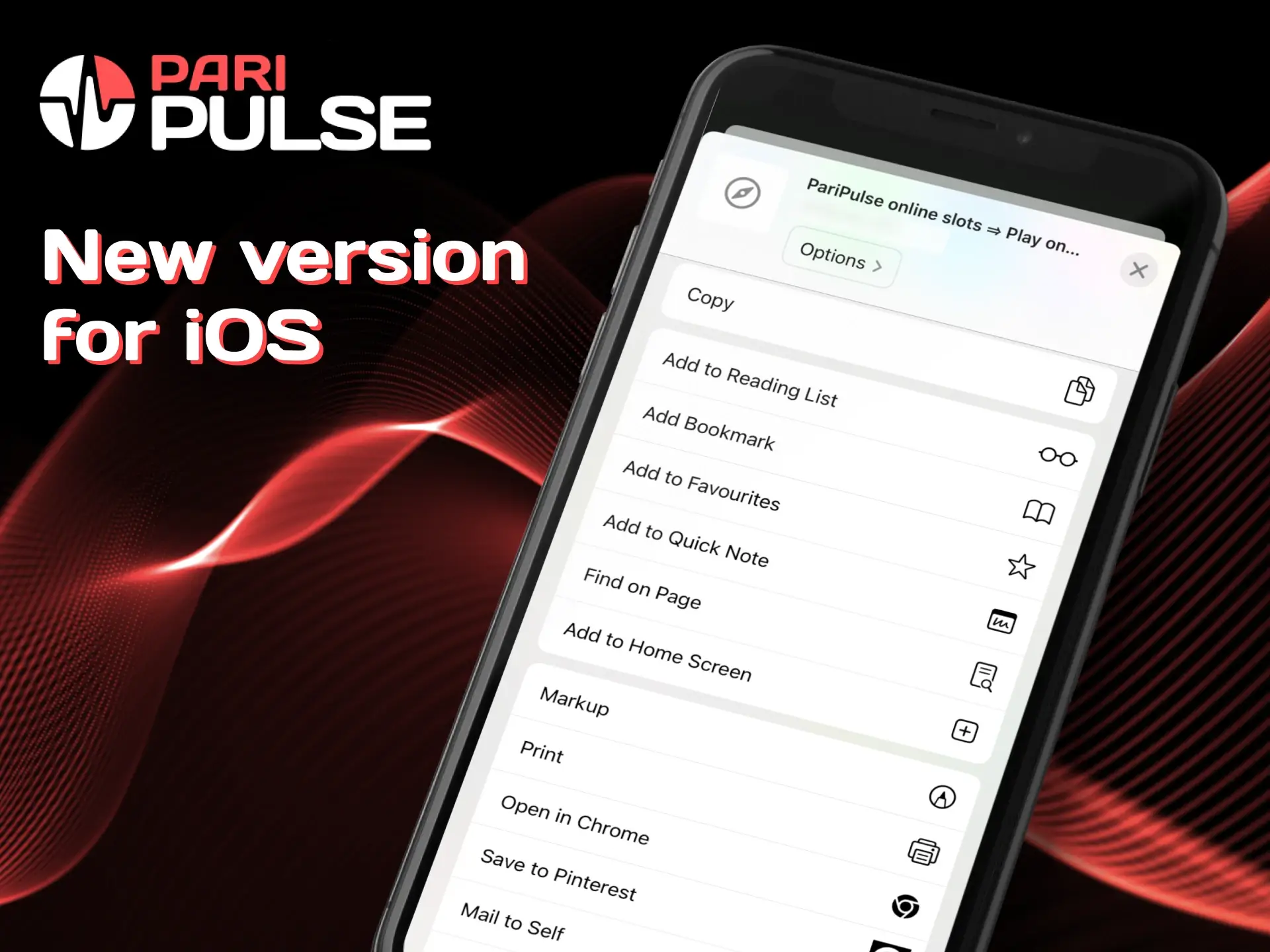 Explore the new iOS version for betting and casino PariPulse.