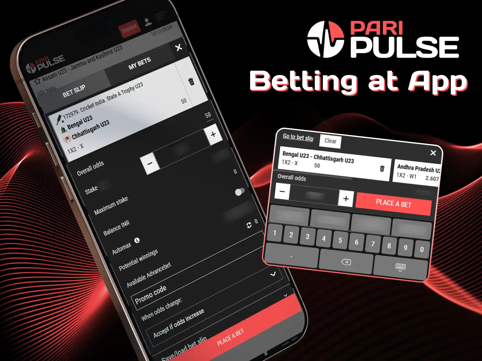 Get access to tournaments anytime and anywhere with PariPulse app.