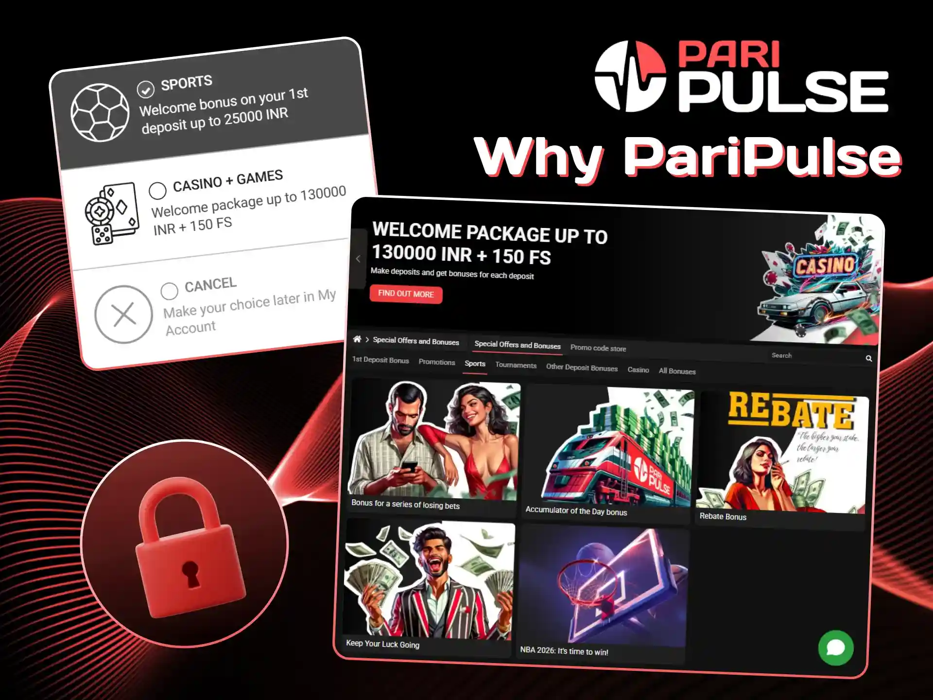 Choose PariPulse for bet with a lot of advantages.