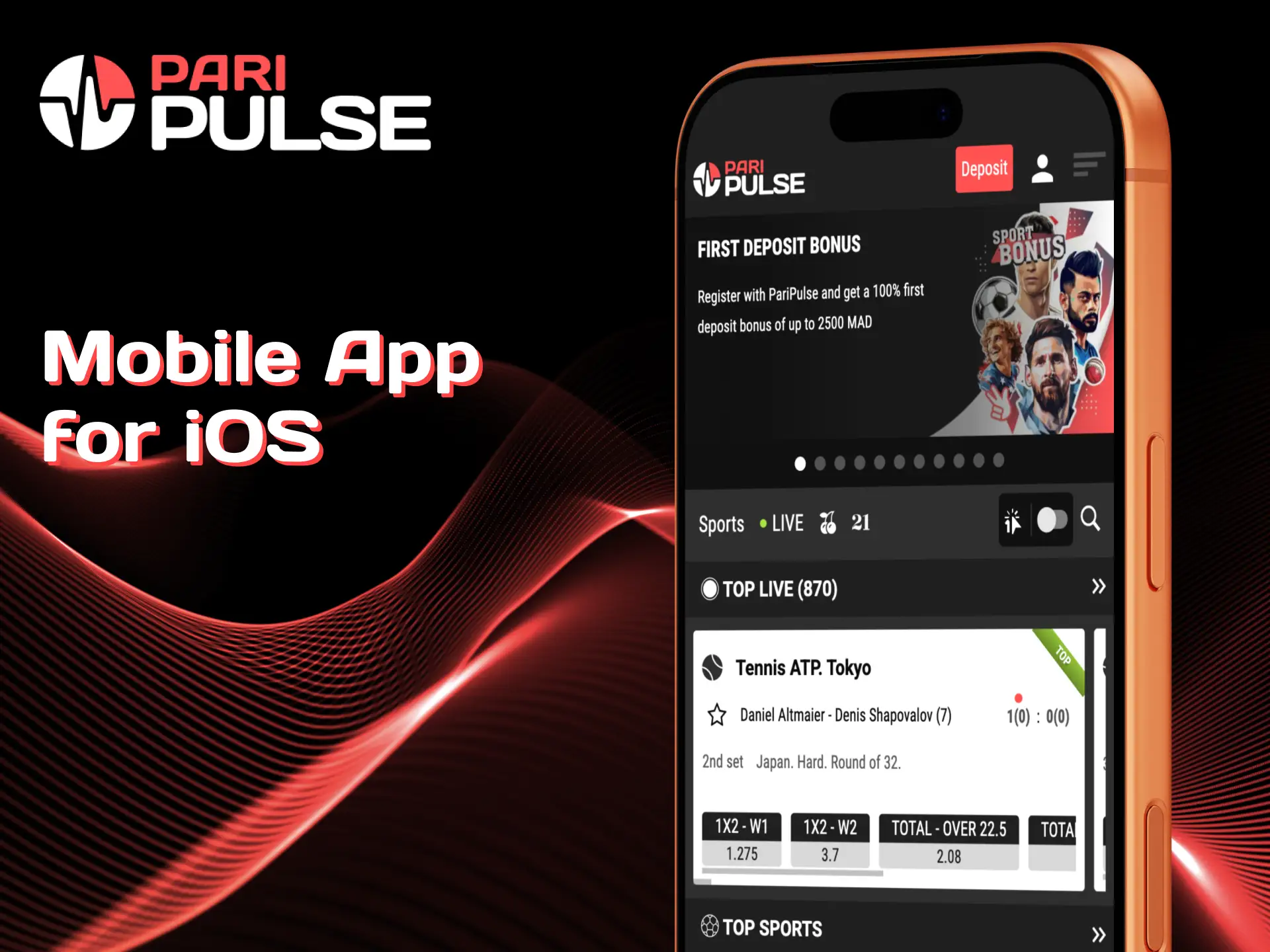 Enjoy seamless gaming on iOS devices with PariPulse.