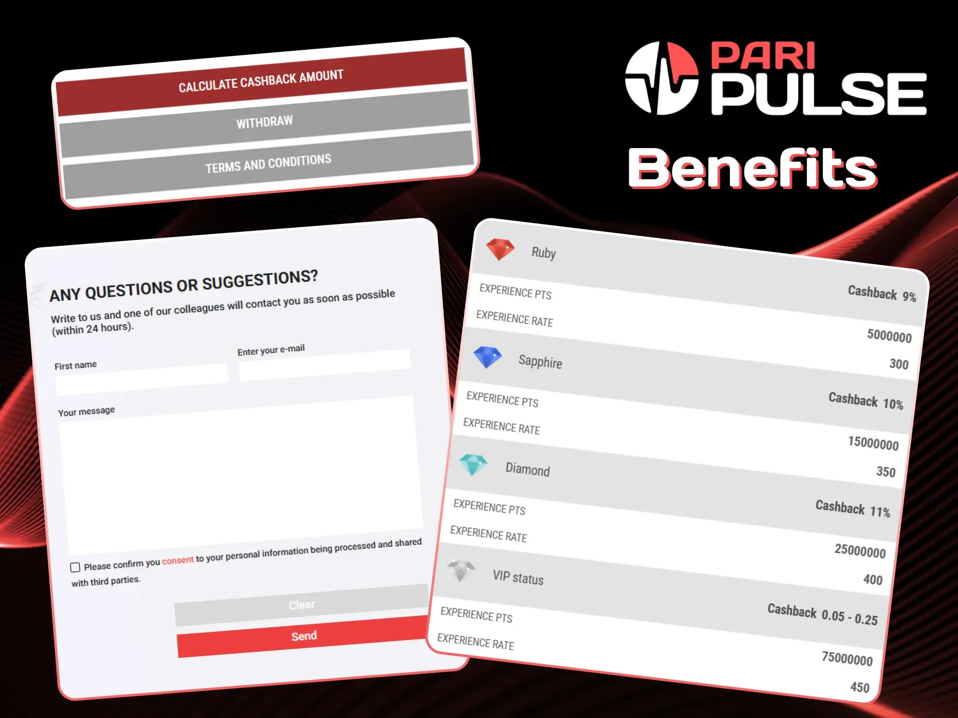 Level up your VIP while enjoying games and get more benefits.